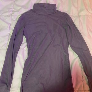 Mesh turtleneck